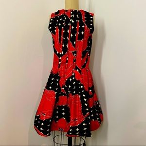 Rare Vintage Isabell Gerhart patterned dress